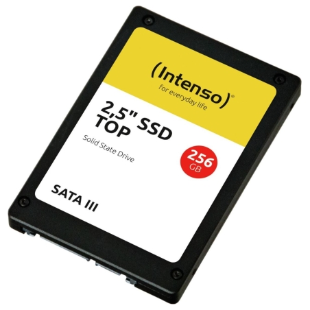 Intenso SSD|INTENSO|256GB|SATA 3.0|SLC|Write speed 500 MBytes/sec|Read speed 520 MBytes/sec|2,5"|3812440