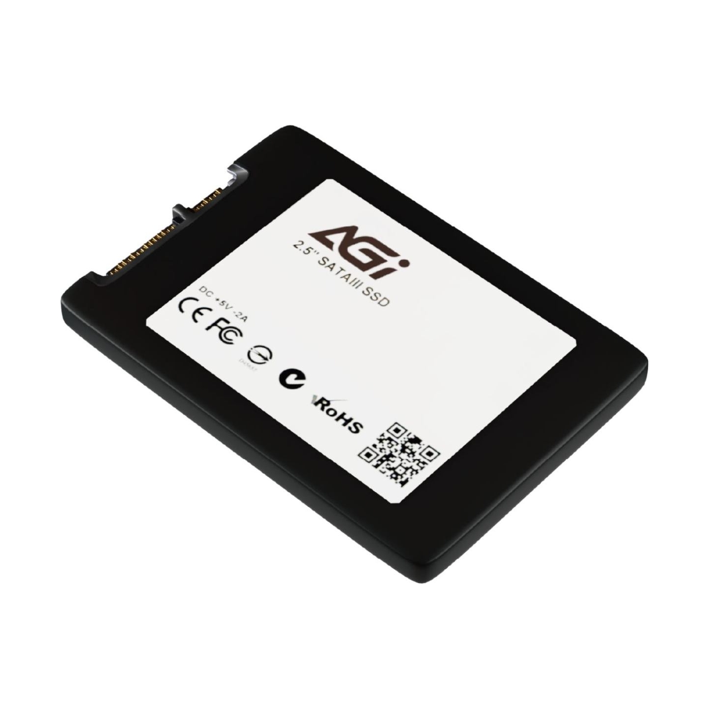 Agi Technology SSD|AGI TECHNOLOGY|512 GB|Serial ATA III|Write speed 510 MB/s|Read speed 530 MB/s|Hanging box|2.5"|MTBF 1500000 h
