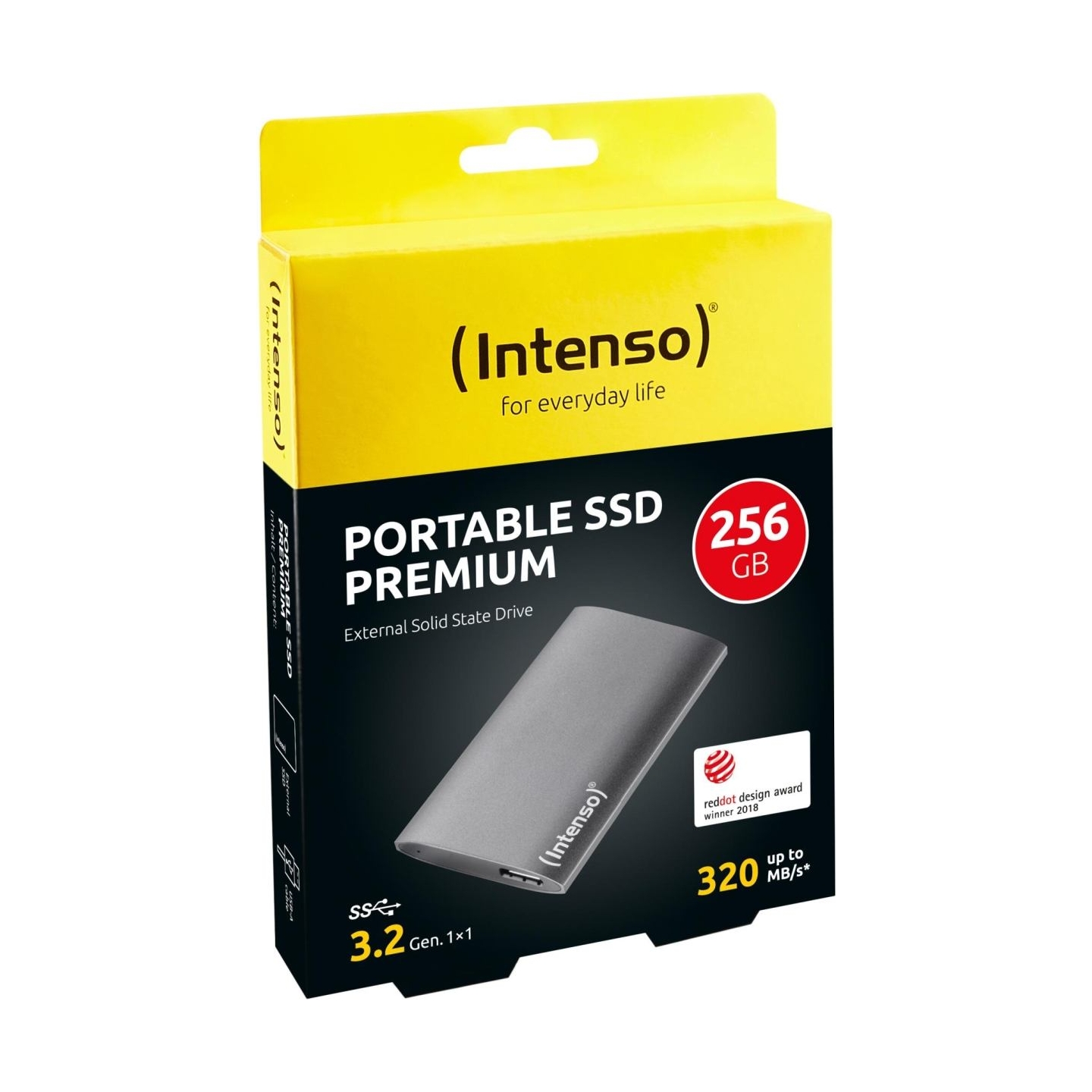 Intenso External SSD|INTENSO|256GB|USB 3.0|1,8"|3823440