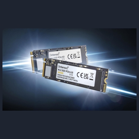 Intenso SSD|INTENSO|MI500|1TB|M.2|NVMe|3D NAND|Write speed 4500 MBytes/sec|Read speed 5300 MBytes/sec|4mm|TBW 600 TB|MTBF 150000