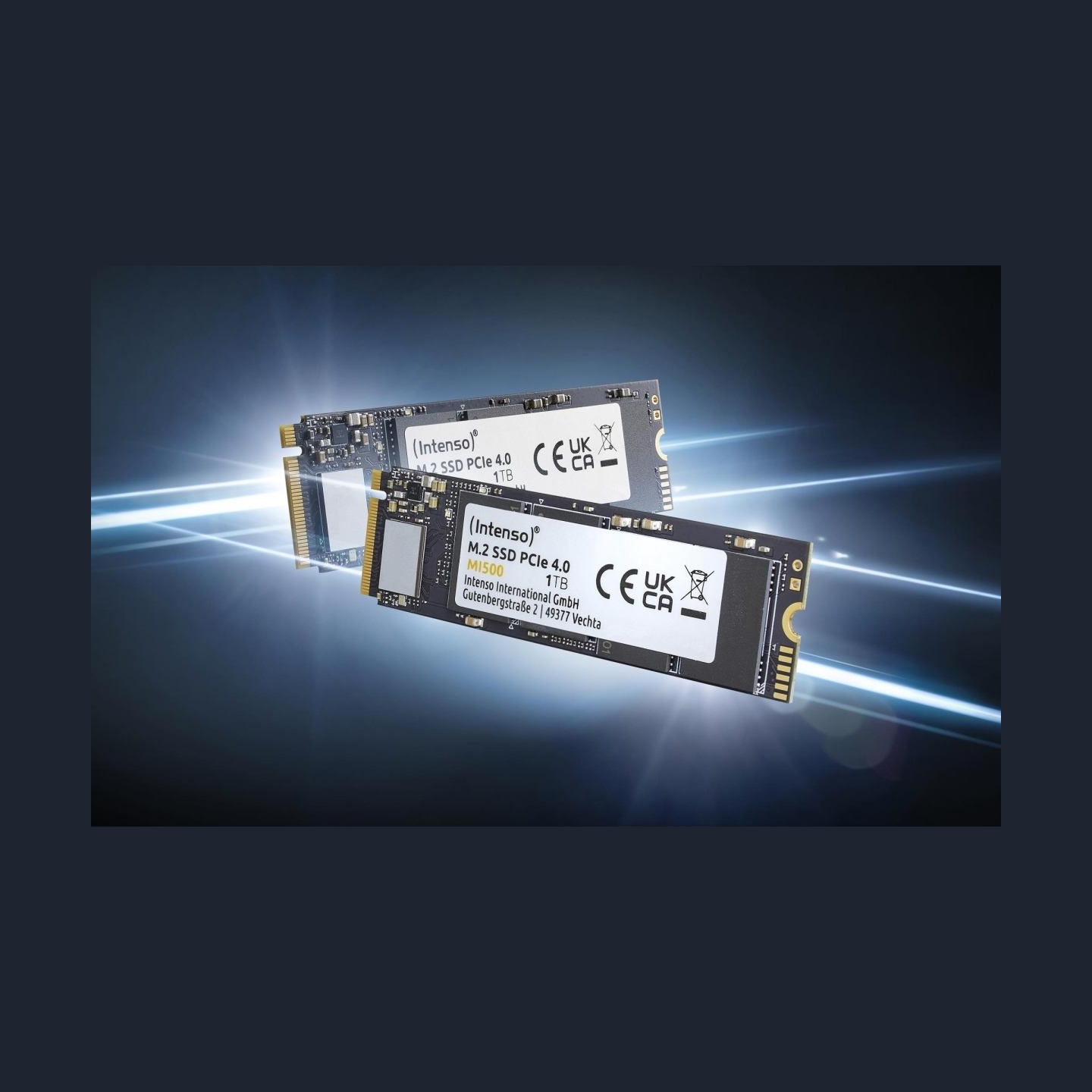 Intenso SSD|INTENSO|MI500|2TB|M.2|NVMe|3D NAND|Write speed 4500 MBytes/sec|Read speed 5300 MBytes/sec|4mm|TBW 1200 TB|MTBF 15000
