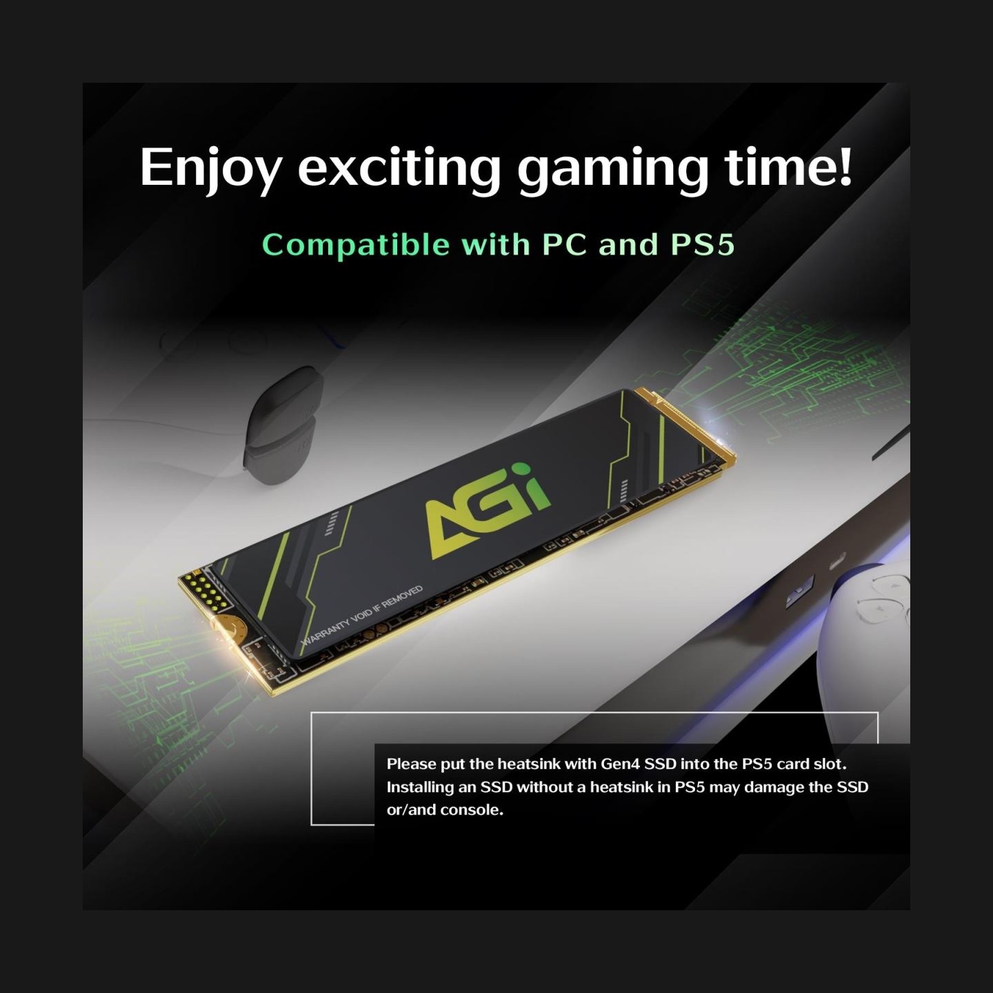 Agi Technology SSD|AGI|600xTBW rating|MTBF 1600000 h|Read speed 4700 MB/s|Write speed 2800 MB/s|NVMe Yes|PCI Express 4.0|M.2|100