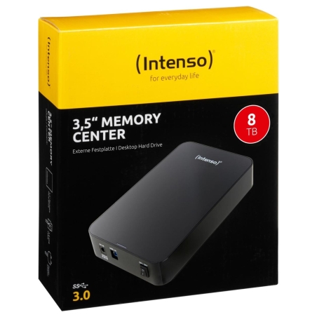Intenso External HDD|INTENSO|6031516|8TB|USB 3.0|Drives 1|Black|6031516