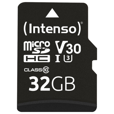 Intenso MEMORY MICRO SDHC 32GB C10/W/ADAPTER 3433480 INTENSO