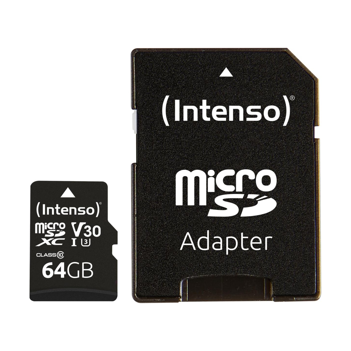 Intenso MEMORY MICRO SDXC 64GB C10/W/ADAPTER 3433490 INTENSO