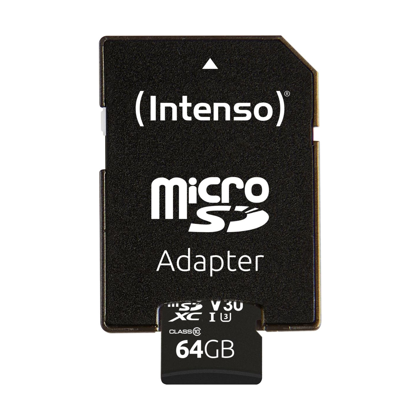 Intenso MEMORY MICRO SDXC 64GB C10/W/ADAPTER 3433490 INTENSO