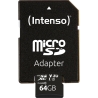 Intenso MEMORY MICRO SDXC 64GB C10/W/ADAPTER 3433490 INTENSO