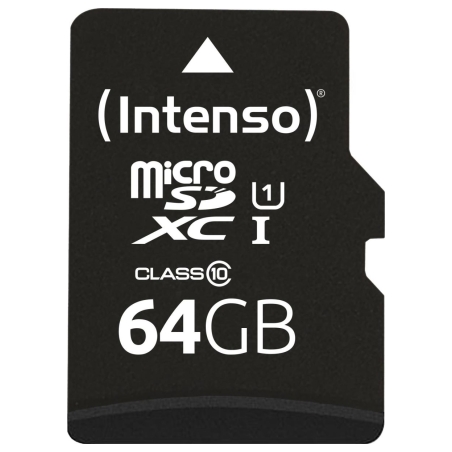 Intenso MEMORY MICRO SDXC 64GB UHS-I/W/ADAPTER 3423490 INTENSO