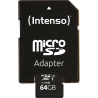 Intenso MEMORY MICRO SDXC 64GB UHS-I/W/ADAPTER 3423490 INTENSO