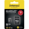 Intenso MEMORY MICRO SDHC 16GB C10/W/ADAPTER 3433470 INTENSO