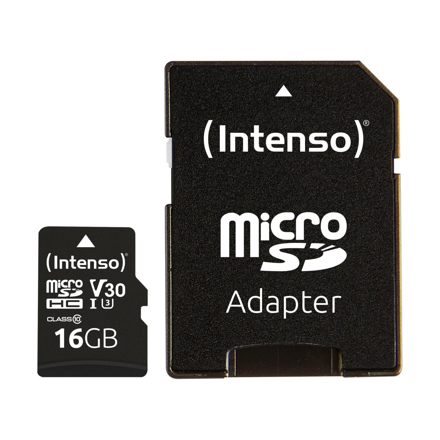 Intenso MEMORY MICRO SDHC 16GB C10/W/ADAPTER 3433470 INTENSO