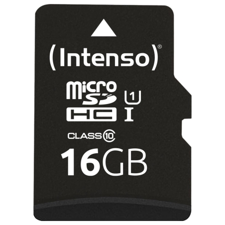 Intenso MEMORY MICRO SDHC 16GB UHS-I/W/ADAPTER 3423470 INTENSO