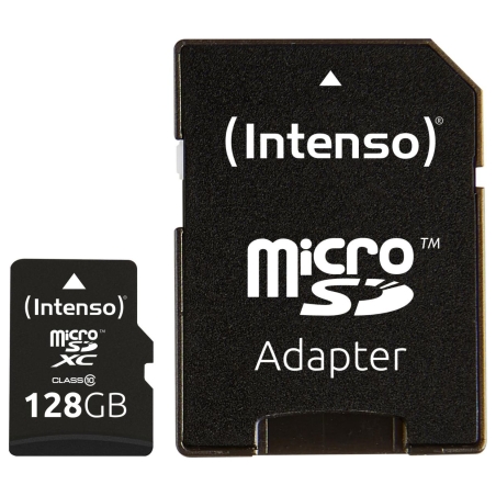 Intenso MEMORY MICRO SDXC 128GB C10/W/ADAPTER 3413491 INTENSO