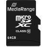 Mediarange MEMORY MICRO SDXC 64GB C10/W/ADAPTER MR955 MEDIARANGE