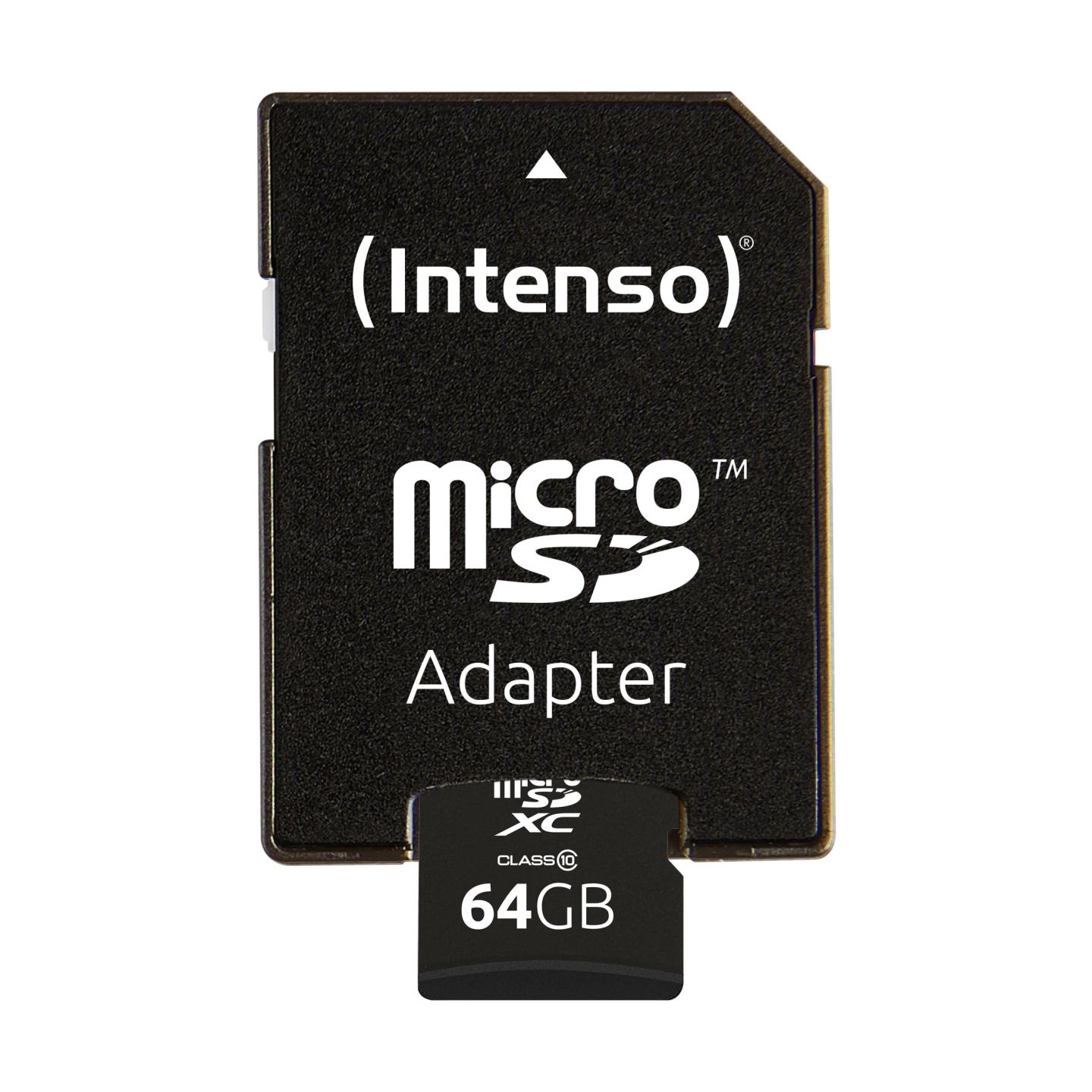 Intenso MEMORY MICRO SDXC 64GB C10/W/ADAPTER 3413490 INTENSO