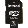 Intenso MEMORY MICRO SDXC 64GB C10/W/ADAPTER 3413490 INTENSO
