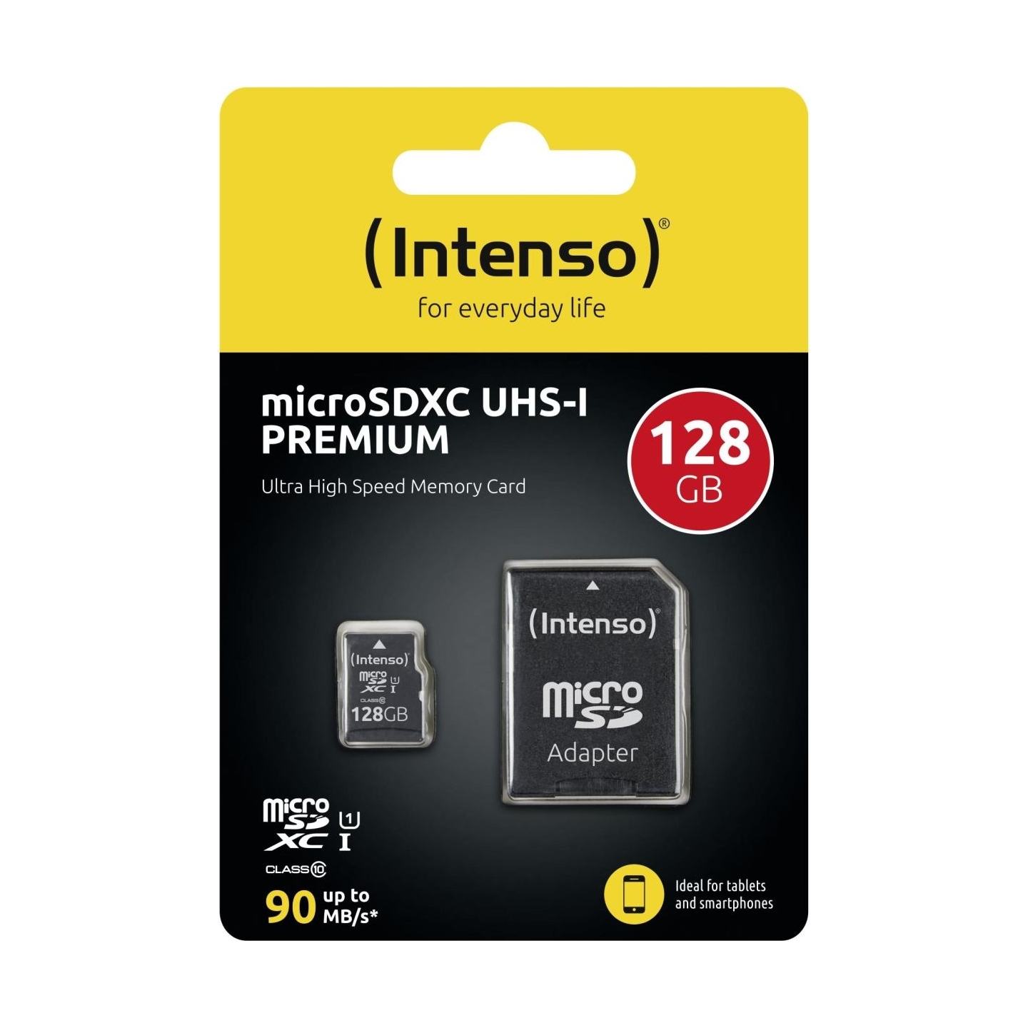Intenso MEMORY MICRO SDXC 128GB UHS-I/W/ADAPTER 3423491 INTENSO
