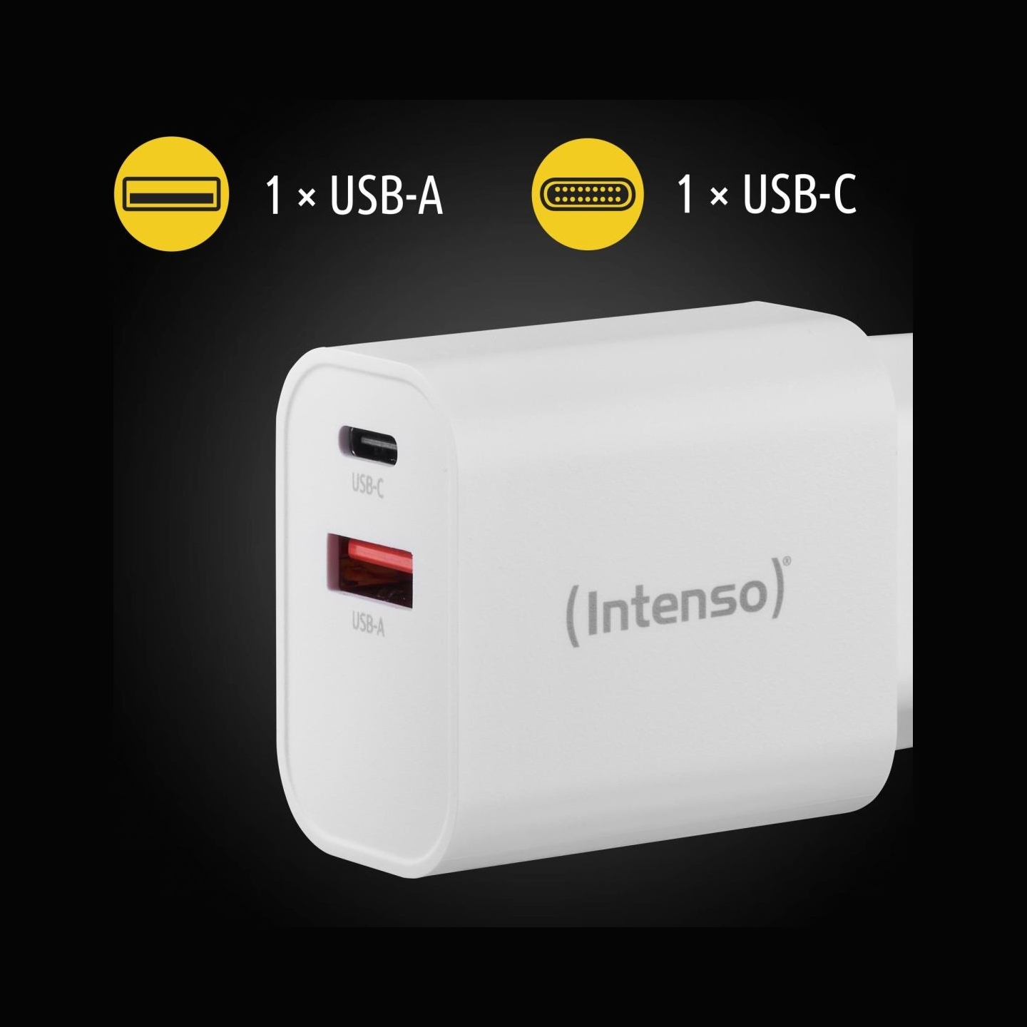 Intenso POWER ADAPTER USB-A/USB-C/7803012 INTENSO