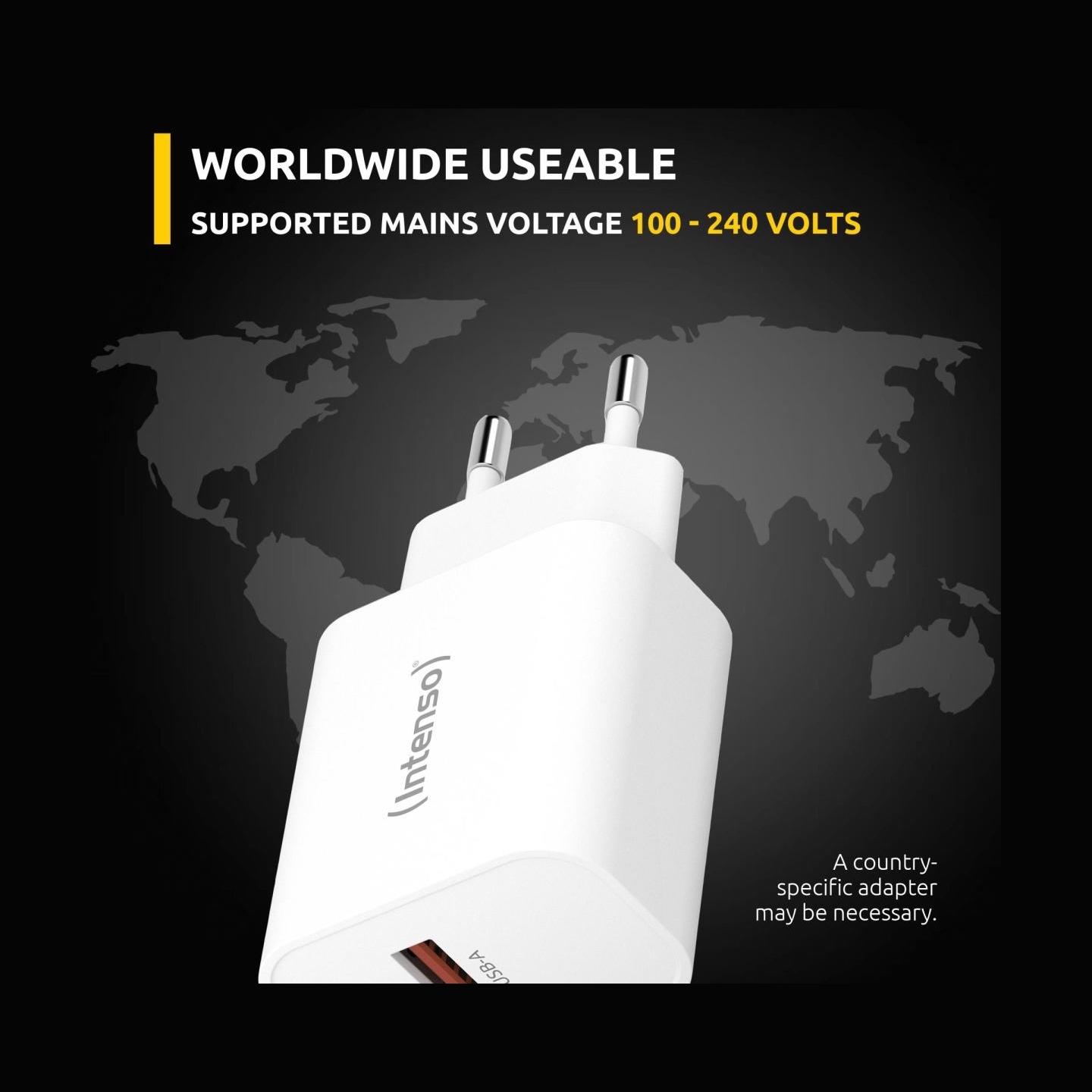Intenso POWER ADAPTER USB-A/USB-C/7803012 INTENSO