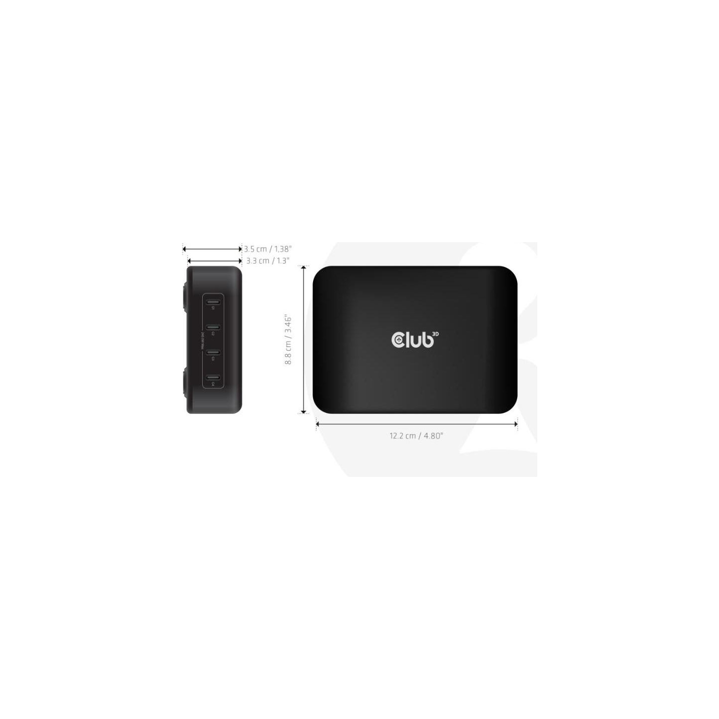 Club3D MOBILE CHARGER 4PORT/GAN 240W CAC-1918 CLUB3D