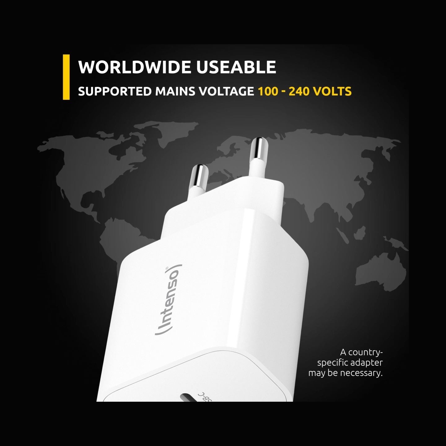 Intenso POWER ADAPTER USB-C/7802012 INTENSO