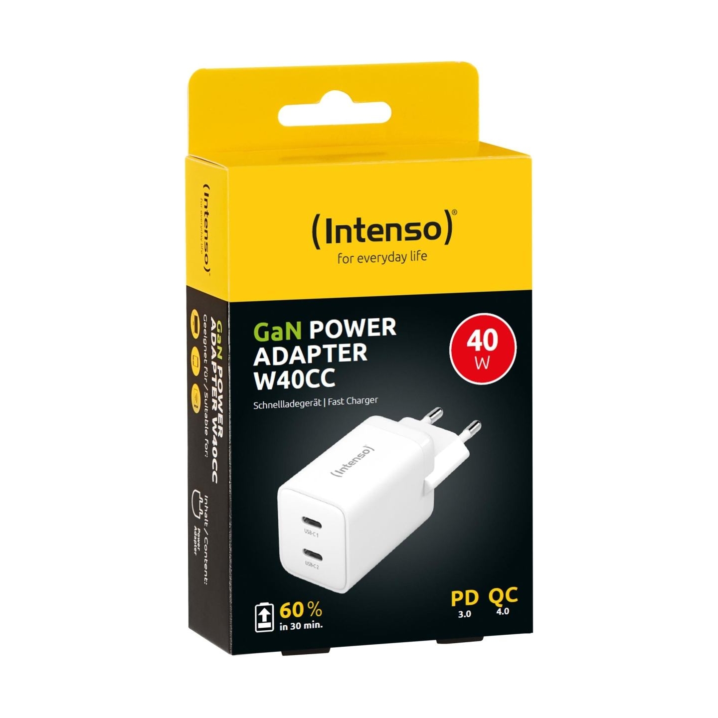 Intenso POWER ADAPTER 2XUSB-C GAN/7804012 INTENSO