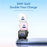 Vention MOBILE CHARGER WALL 30W USB-C/2P BLACK FEQB0-EU VENTION