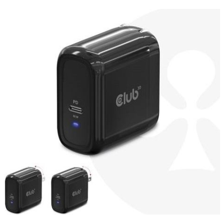 Club3D MOBILE TRAVEL CHARGER USB-C/PPS 65W CAC-1905EU CLUB3D
