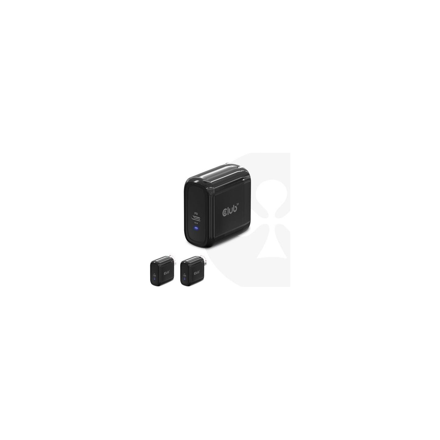 Club3D MOBILE TRAVEL CHARGER USB-C/PPS 65W CAC-1905EU CLUB3D