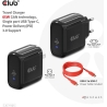 Club3D MOBILE TRAVEL CHARGER USB-C/PPS 65W CAC-1905EU CLUB3D