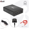 Club3D MOBILE TRAVEL CHARGER USB-C/132W GAN CAC-1906 CLUB3D