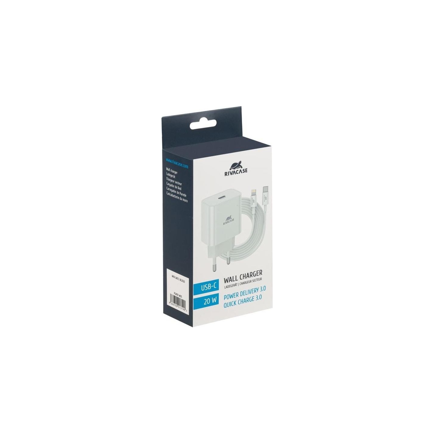 Rivacase MOBILE CHARGER WALL/WHITE PS4101 WD5 RIVACASE