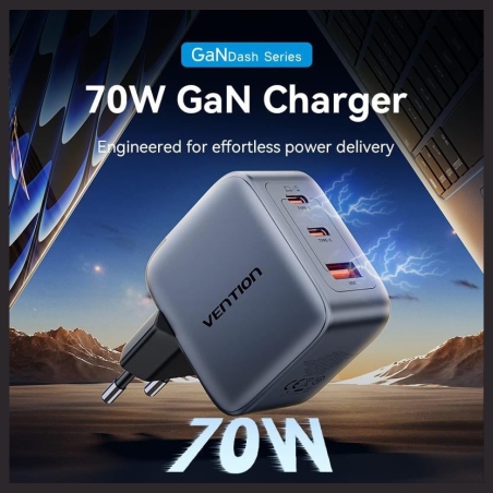 Vention MOBILE CHARGER WALL 3PORT/70W FEXH0-EU VENTION