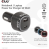 Club3D NB CHARGER CAR USB+USB-C/63W CAC-1922 CLUB3D