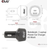Club3D NB CHARGER CAR USB+USB-C/63W CAC-1922 CLUB3D