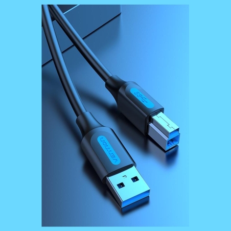 Vention CABLE USB3.0 MALE TO MALE/3M BLACK COOBI VENTION