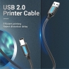 Vention CABLE USB2.0 MALE TO MALE/0.5M BLACK COQBD VENTION