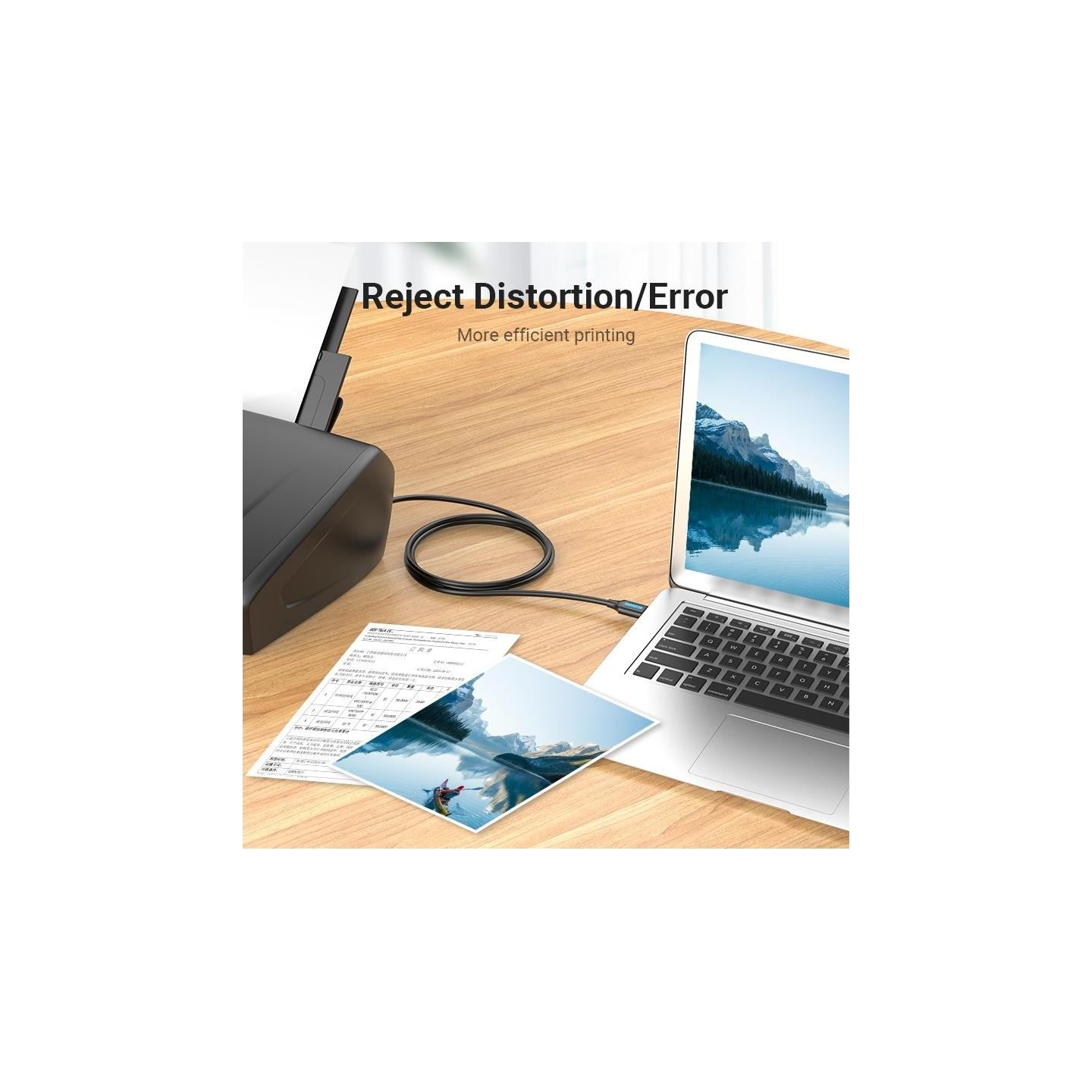 Vention CABLE USB2.0 MALE TO MALE/0.5M BLACK COQBD VENTION