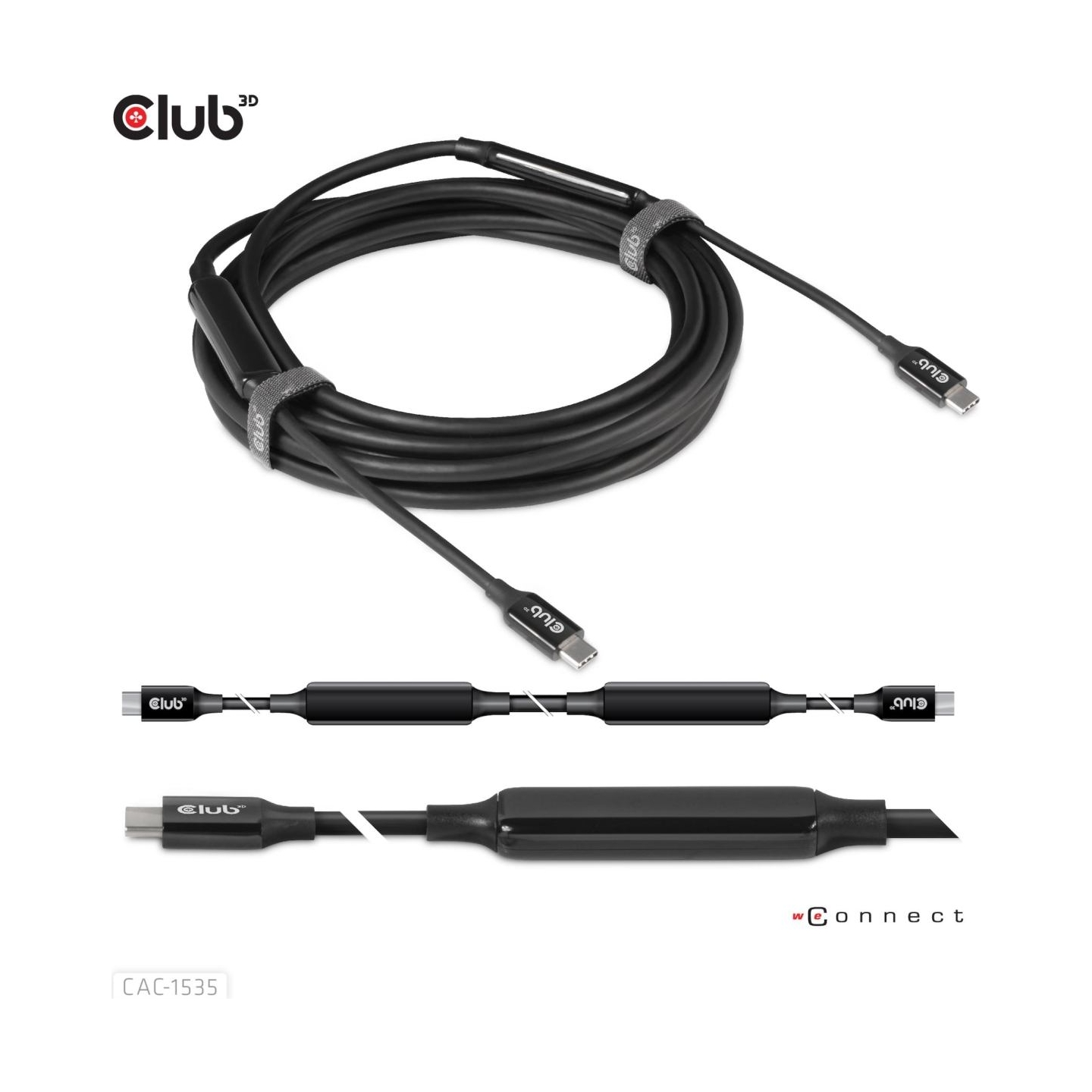 Club3D CABLE USB-C TO USB-C 5M/M/M CAC-1535 CLUB3D
