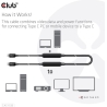 Club3D CABLE USB-C TO USB-C 5M/M/M CAC-1535 CLUB3D