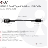 Club3D CABLE USB TO MICRO USB 1M/M/M CAC-1526 CLUB3D