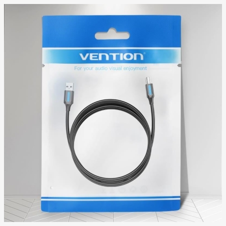 Vention CABLE USB2.0 MALE TO MALE/1.5M BLACK COQBG VENTION
