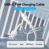 Vention CABLE USB-C TO USB2.0/1.5M WHITE CTHWG VENTION