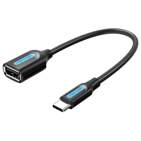 Vention CABLE USB2.0C MALE TO A FEMALE/0.15M BLACK CCSBB VENTION