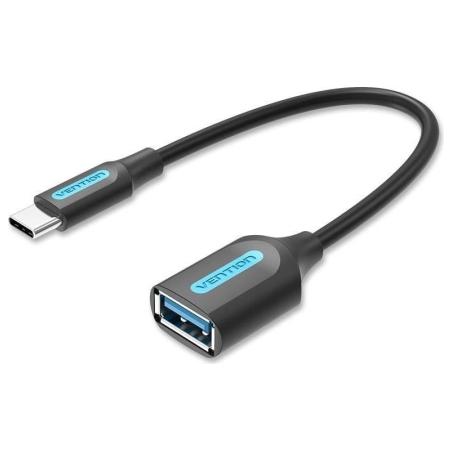 Vention CABLE USB3.1C MALE TO A FEMALE/0.15M BLACK CCVBB VENTION