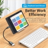 Vention CABLE USB3.1C MALE TO A FEMALE/0.15M BLACK CCVBB VENTION