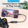Vention CABLE USB3.1C MALE TO A FEMALE/0.15M BLACK CCVBB VENTION