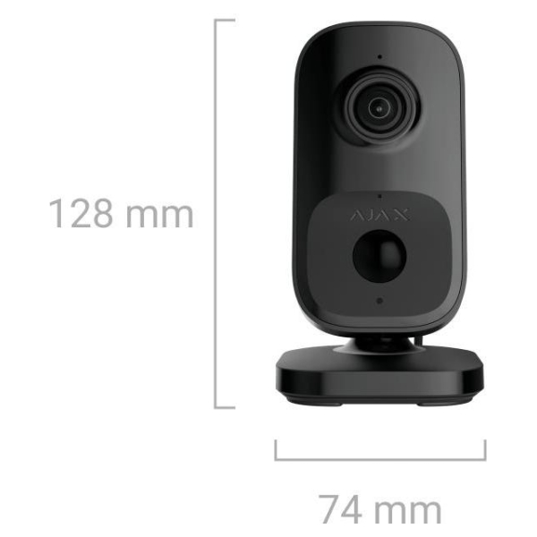 Ajax NET CAMERA INDOORCAM 4MP IR/WIFI CUBE BLACK 111567 AJAX