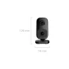 Ajax NET CAMERA INDOORCAM 4MP IR/WIFI CUBE BLACK 111567 AJAX