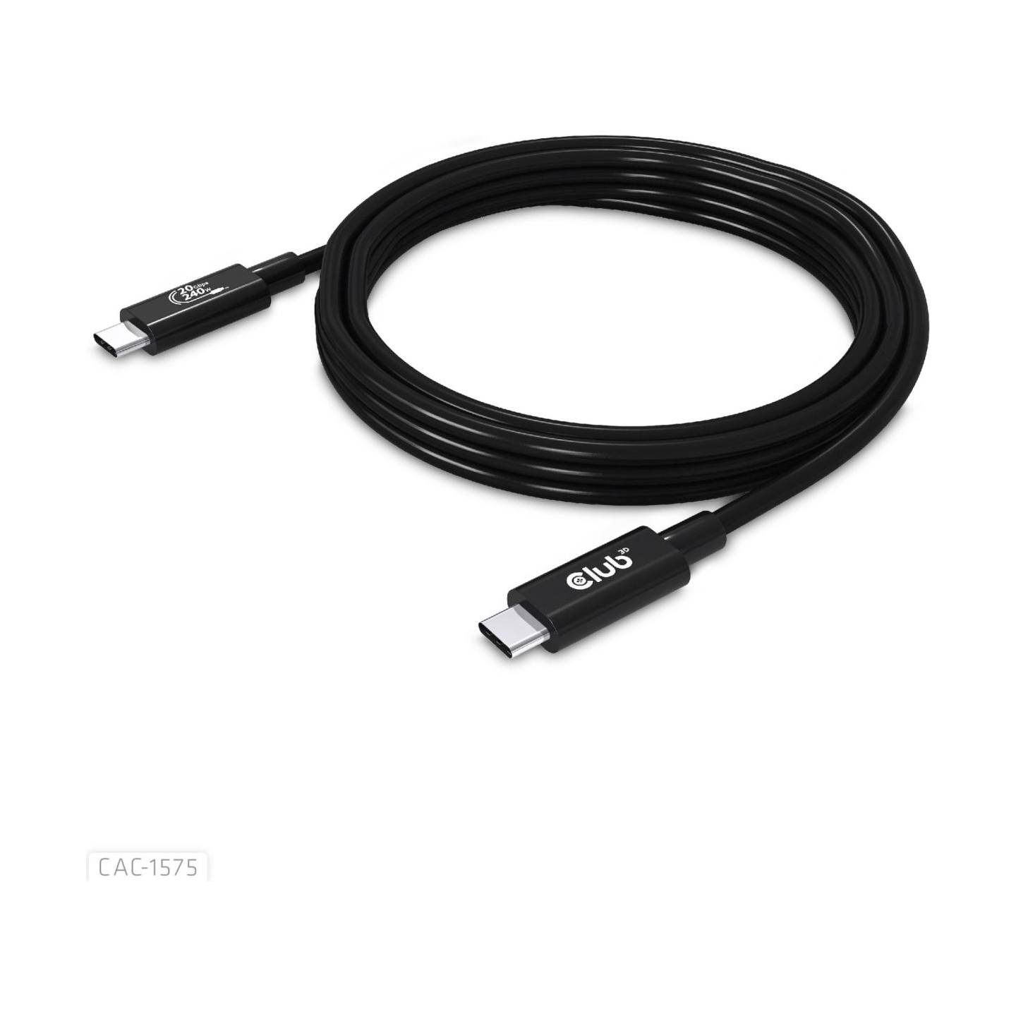 Club3D CABLE USB-C TO USB-C 2M/M/M CAC-1575 CLUB3D